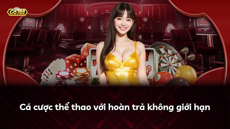 Cá cược thể thao với hoàn trả không giới hạn